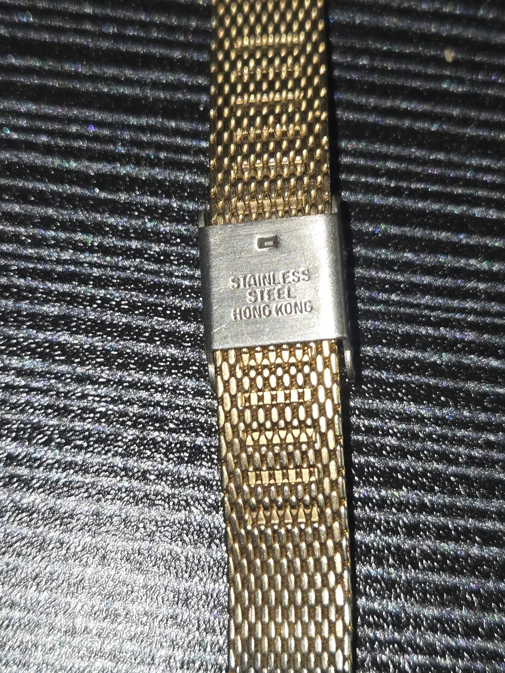 Womans Innovative Time Gold And Black Watch